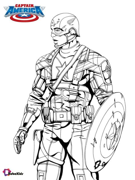pin  coloring pages bubakids  cartoon coloring pages captain