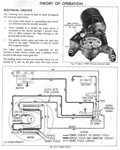 ford  wire wiper motor wiring diagram