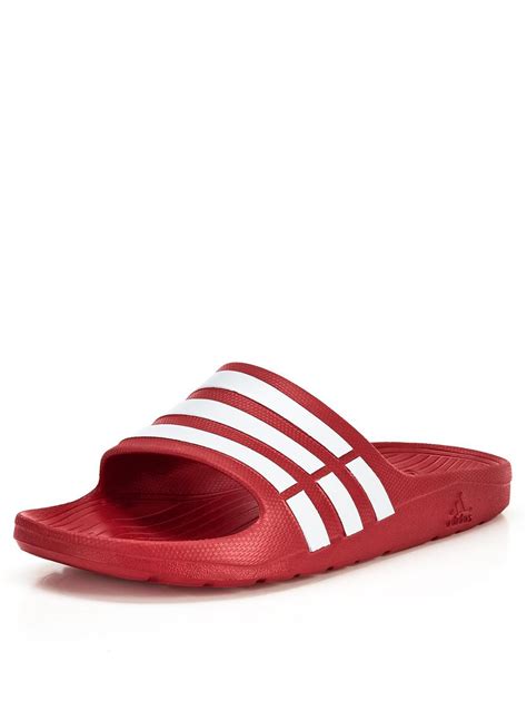 adidas duramo  sandals  red  men redwhite lyst