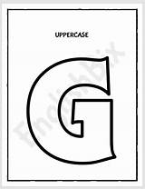 Englishbix Uppercase sketch template