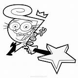 Fairly Oddparents Odd Parents Timmy Wanda Poof Xcolorings sketch template