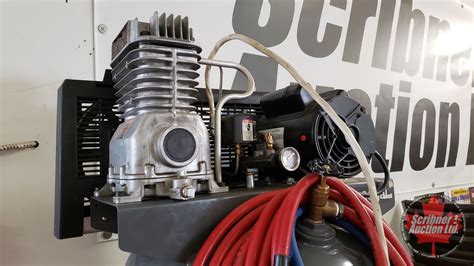 devilbiss pro  air compressor hp gal cw compressor oil   scribner auction