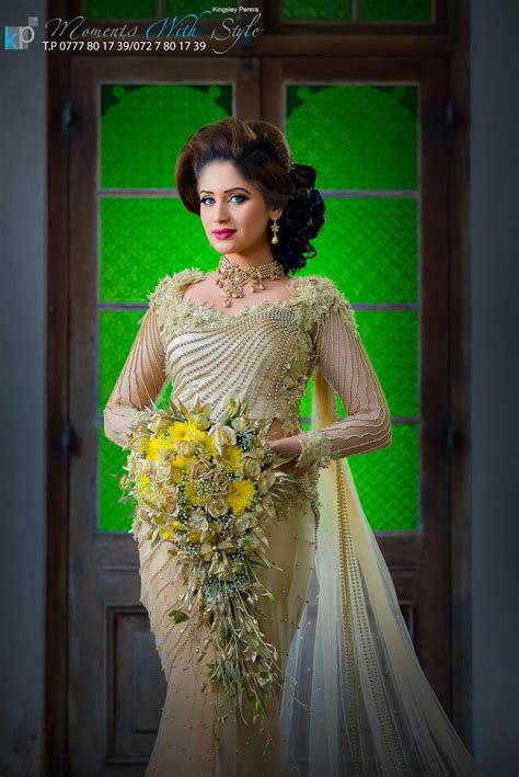 sri lankan wedding dressed by salon geethanjalee indian