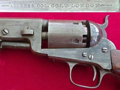 a rare london colt model 1851 navy 36 percussion revolver all matching