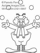 Clown Clipart Juggling Coloring Juggler Pages Clip Juggle Cute Cliparts Library Getcolorings Clipartix Clipground Illustration sketch template