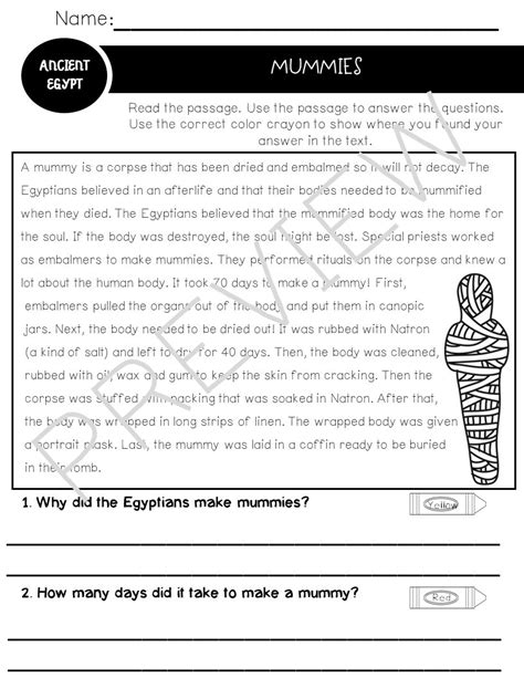 Little Mrs Bell Ancient Egypt Unit Plan And Freebie