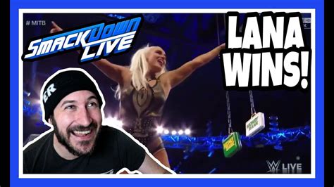 😲 reaction lana qualifies for womens money in the bank 2018 wwe