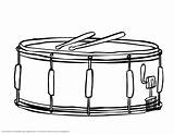 Drums Snare Marching Cliparts Clipartmag sketch template