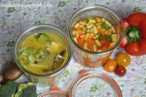 ideen und rezepte fuer selbstgemachte suppen im glas zuckersuesse