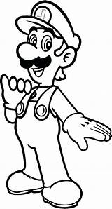Coloring Pages Luigis Mansion Getdrawings sketch template