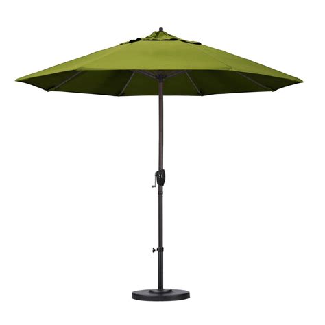 california umbrella  ft aluminum auto tilt patio umbrella  lemon olefin ata