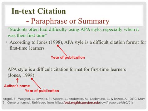 apa in text citation paraphrase no date ssencucom1999