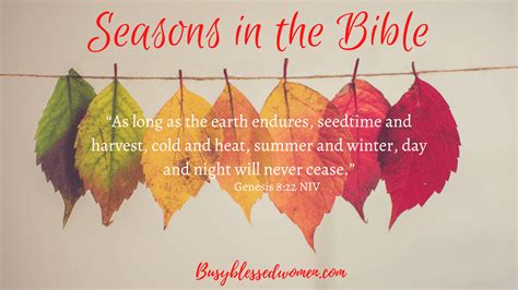 seasons   bible