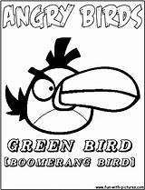 Coloring Angry Birds Pages Space Angrybirds Greenbird Bird Disney sketch template