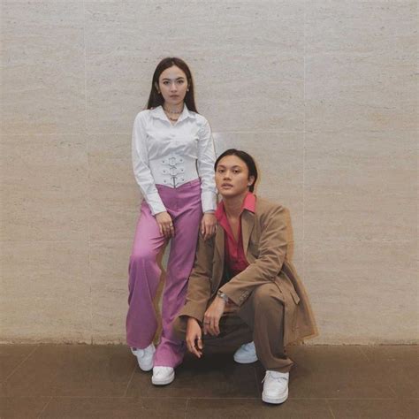 ootd couple ala rizky febian  mahalini