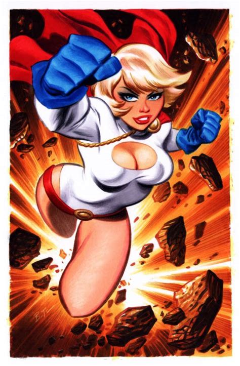 Bruce Timm Pin Up And Cartoon Girls Art Vintage And