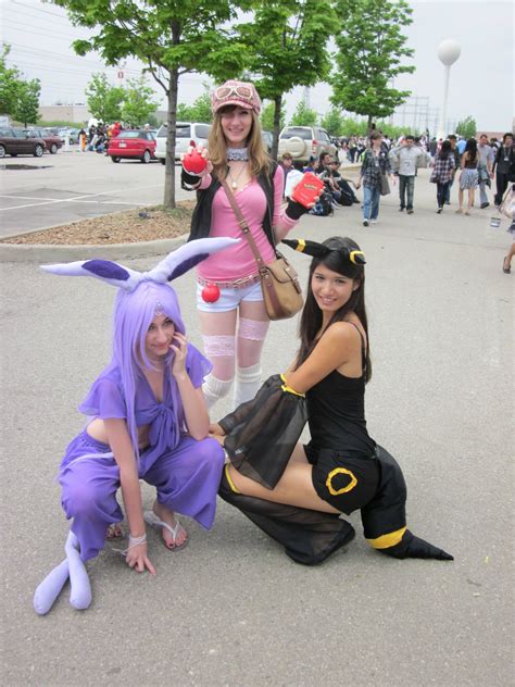 Espeon Umbreon And Trainer Cosplay I Don T Even Pokemon