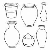 Barro Utensils Vaso Vasos Clipground sketch template