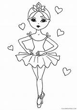 Ballerina Pages Printable Coloring Coloring4free Related Posts sketch template