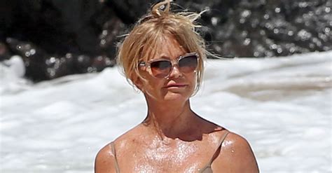 goldie hawn   sexy case    piece bathing suit huffpost