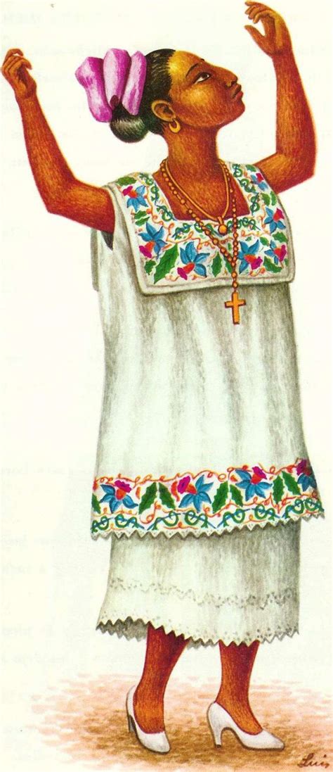 El Hipil Y El Terno Vestimenta Típica Que Enaltece A La Mujer Yucateca