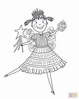 Pinkalicious Coloring Pages Pink Cupcakes Supercoloring Print Printable Color Bedelia Cupcake Amelia Clack Moo Click Ballerina Kids Drawing Colouring Birthday sketch template