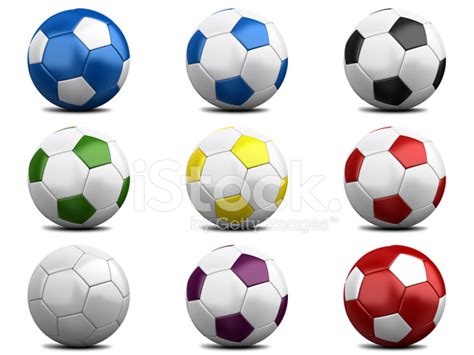 coloured footballs stock  freeimagescom