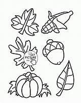 Coloring Pages Fall Kids Things Autumn Printables Sheets Printable Wuppsy Colouring Visit Thanksgiving sketch template
