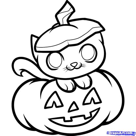 pumpkin coloring pages easy halloween drawings halloween coloring