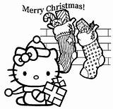 Coloring Christmas Pages Kitty Hello Disney Kids Z31 Color Printable Book Colouring Merry Sheets Pencils11 Bookmark Title Read sketch template