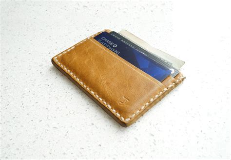 custom mens leather wallet card holder  anchorleathergoods