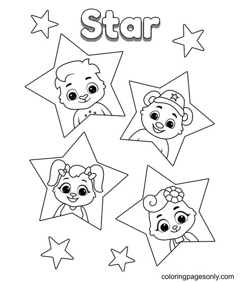 stars coloring pages  printable coloring pages
