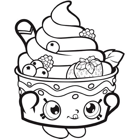 shopkins printable coloring pages