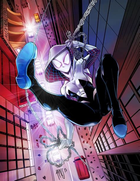 Spider Woman Gwen Stacy Spider Verse Marvel Personagens Femininos