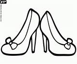 Coloring High Heel Pages Printable Gif Clipart sketch template