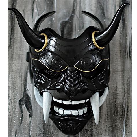 Japanese Scary Monster Kabuki Samurai Latex Mask Hannya