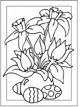 Easter Coloring Pages Religious Flowers Colouring Flower Ausmalbilder Print Ostern Sheets Värityskuvia Pääsiäinen Spring Und Lapsille Kids Värityskuva Malvorlagen Blumen sketch template