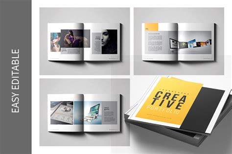 graphic design portfolio template  top design thehungryjpeg