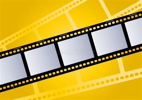 film illustration yellow stock vector illustration  backdrop