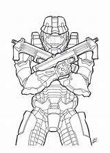 Halo Coloring Pages Books sketch template