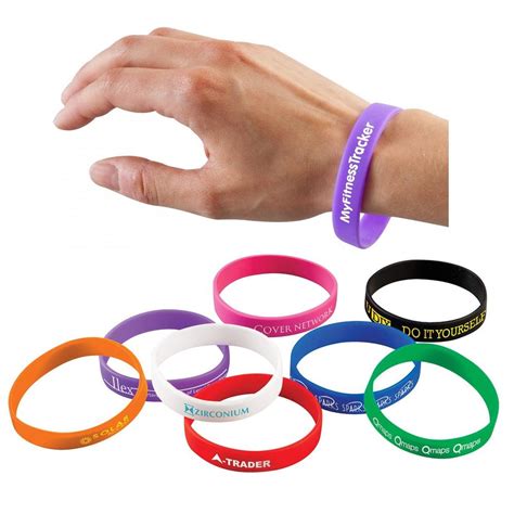 silicone wristbands bright promotions