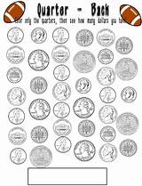 Coloring Money Counting Math Pages Worksheets Coin Kindergarten Coins Scribd Choose Board Preschool sketch template