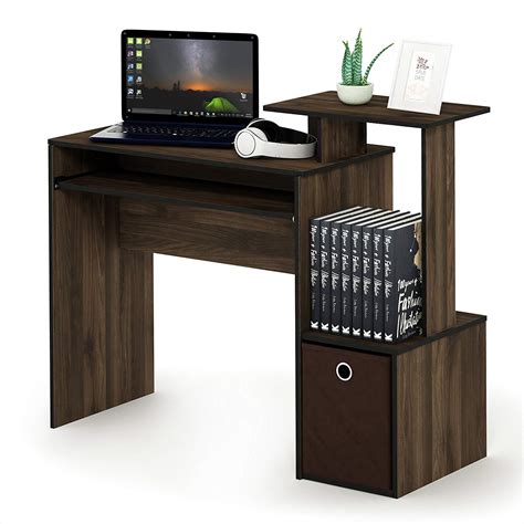 amazon deal furinno columbia home computer desk  shelves