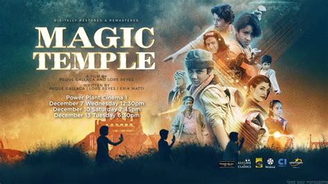 Pinoy Screen And Stage Magic Temple Makes A Restored Comeback Via Reelive