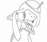 Princess Bubblegum Coloring Pages Drawing Adventure Time Outline Barbie Getdrawings Geeky Fun Hobbies Rocket Loves Science Many She Other Getcolorings sketch template