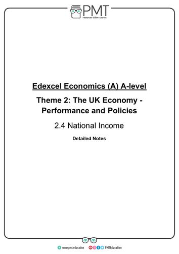 edexcel   level economics detailed notes teaching resources