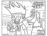 Johnny Test Coloring Pages Coloriage Dessin Printable Imprimer Getdrawings Getcolorings Color Colorier Drawing Popular Gratuit Print Coloringhome sketch template