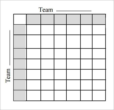 printable football squares   printable templates
