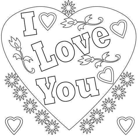 love  coloring pages  print love coloring pages happy