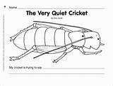 Coloring Cricket Quiet Very Pages Carle Eric Print Printable Activities Choose Board Coloringhome sketch template